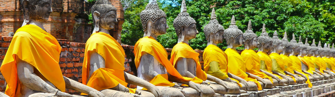 Thaïlande - Ancien temple Wat Yai Chai Mongkhon de le province d'Ayuthaya