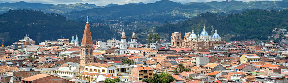 Equateur - Vue aérienne de Cuenca