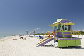Plage de Miami Beach - Miami - Floride - Etats-Unis Sud - Autotours 