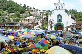 San Juan Chamula - San Cristobal de las Casas - Chiapas - Eglise - Marché - Mexique - Autotours 