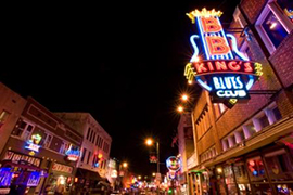 Beale Street - Memphis -  Tennessee - Etats-Unis Sud